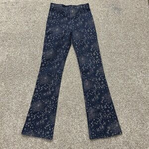 Vintage Paris Blues Bootcut Jeans Juniors 5 Dark Wash Blue Glitter Stretch Denim